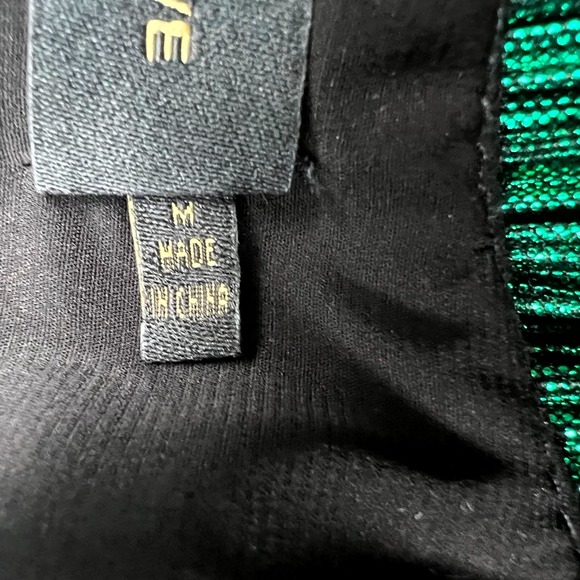 House of Harlow 1960 X Revolve Sabrina Dress Womens Medium Green Surplice Neck - Picture 11 of 16